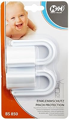 Olympia Helly Lot 2 Bloques Stop Portes - Anti pince doigts - Securite Enfant - Protection Bebe