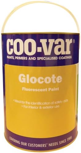 Glocote Fluorescent Paint - Orange - 2.5 Litre