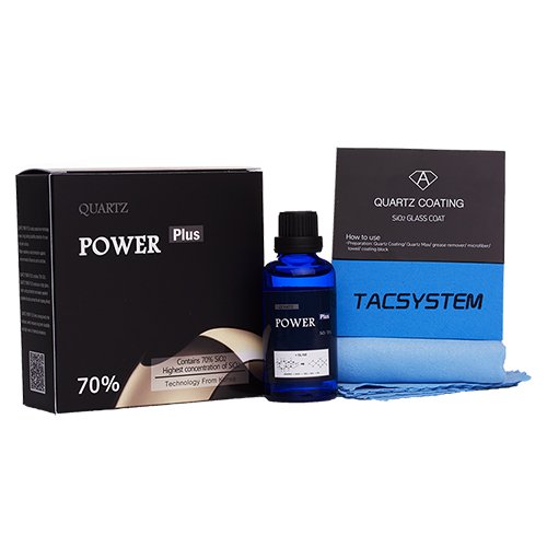 TAC Systems Quartz Power Plus 30ml Kit - Glass Vehicle Paint Coating, Up to 2 Years Durability