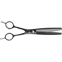 EHASO Modellierschere 21cm Black Titanium - 32er Za Produktbild-Vorschau 9