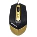 Produktbild Zolimx USB 3 Tasten Optische Scroll Wired Maus Mäuse Für PC Laptop Schreibtisch (Gold)