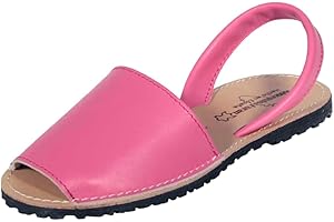 HECHO EN ESPAÑA Menorquinas Ibicencas Sandales d'été en cuir