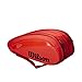 Produktbild WILSON Sporting Goods Federer DNA 2018 Tennis Tasche (12 Pack), Infrarot