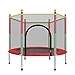 Produktbild Runde 55 Zoll Kinder Mini Trampoline Enclosure Net Pad Outdoor Übung Heim Spielzeug Springen Bett Max Load 200 KG