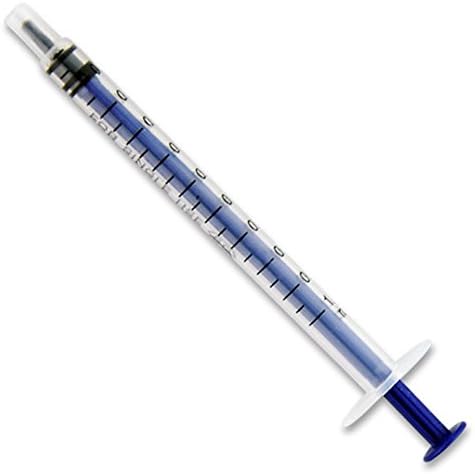 CMJâ„¢ 3 x 1ml Plastic Plant Nutrient Hydroponic Syringe Tube Grow Room No Needle UK