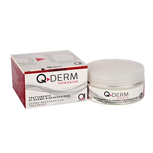 Q-DERM crema para arrugas y cicatrices - regeneración de la piel mediante la investigación más avanzada en biotecnología - llenado de arrugas, efecto antiedad, reafirmante, voluminizador e hidratante