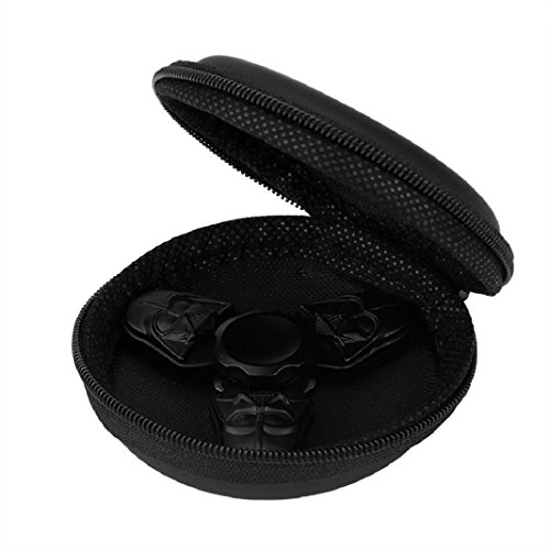 Fidget Hand Spinner Spielzeug Tri Fidget Finger Spinner Spielzeug für Kinder und Erwachsene Spielzeug Geschenke (Schwarz) - 5