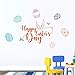 Produktbild Zhen+ Wandaufkleber Kinderzimmer Küche Fenster Schlafzimmer Mädchen Junge Aufkleber Abziehbilder Wand Deko Fröhliche Ostern Vinyl Aufkleber Kunst Wandaufkleber DIY Home Room Decor