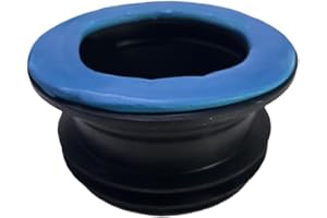 BAMBOOPACK Better Than Wax Toilet Seal Ring Thicken Wax-Free Toilet Bowl Gasket Flange Rubber Rings for Isolating Odor Leak Proof Black