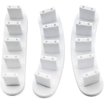 KADS Nagel-Tip-Ständer Aus Kunststoff + 100 Übungsnägel – Display-Halter Für Nail Art Praxis, Ideal Für Gel & Acryl