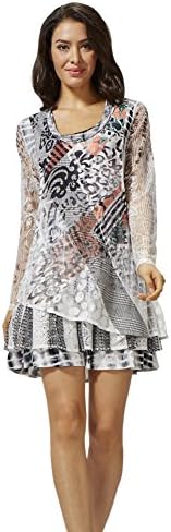 SYBELL Autumn Ladies Casual Blouse Crew Neck Long Sleeve Top Dress Shirt PD-1608074