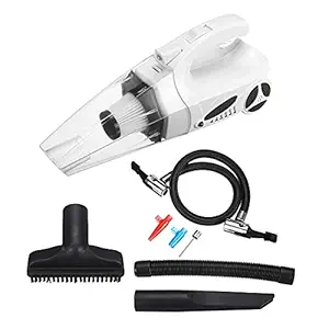 Dravizon New 4 in 1 Car Vacuum Cleaner Wet and Dry Daul Use Air Pump Car Vacuum Cleaner Car air Pump Tire Pressure Monitoring