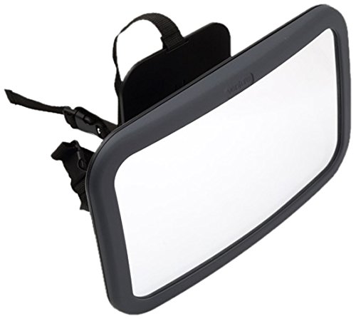 Venture Wide Angle Back Seat Mirror Swivel and Tilt Function (Large, Grey)