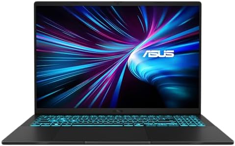 ASUS Vivobook 16 (2025) con NVIDIA® GeForce RTX™ 5060 8GB GDDR7, Display da 16" a 144Hz, processore Intel® Core™ 7 240H, RAM 16GB, 1TB SSD, Win 11 Home, Nero, Layout ITA