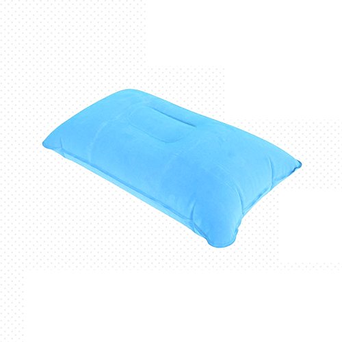 Inflatable Pillow MMTOP Travel Air Cushion Camping Beach Car Head Rest Support (1 PCS) (Light Blue)