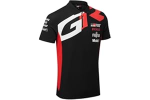 Toyota Gazoo Racing, Official 2025 WEC Merchandise, Team Quater Zip Poloshirt, Black, Red, White