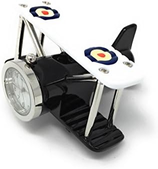 Miniature Bi-Plane Clock in a Personalised Gift Box