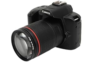 GUGXIOM Aparat Cyfrowy 64 MP, 16-krotny Zoom Optyczny Obiektyw Szerokokątny 62 Mm Optyczna Stabilizacja Obrazu, Wideo 4K Full HD 3-calowy Kolorowy Wyświetlacz IPS WIFI Kamera do Vloggingu