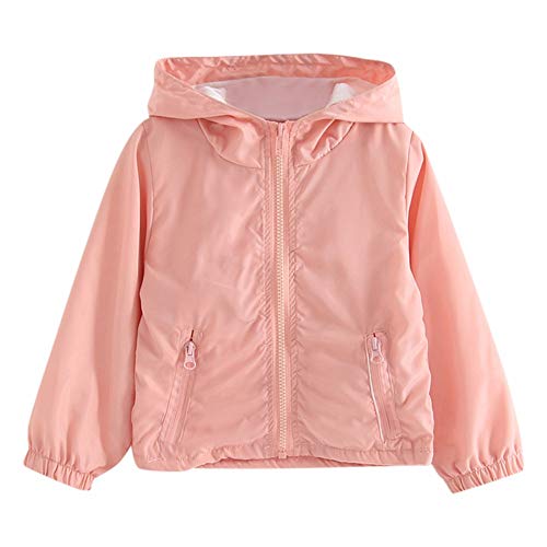 Ropa Bebe Niña Invierno, ?? Zolimx Niños Bebé Abrigo de Otoño Chaqueta Abrigos de Color Puro Cortavientos Ropa para Bebe Recien Nacido