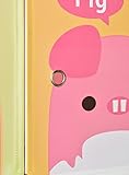Kinder Kleiderschrank Garderoben Flur Dielen Schrank Regal Kinderschrank in Pink mit süßen Motiven - 7