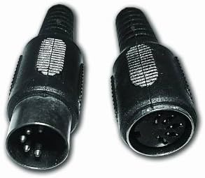 Vse 610215 DIN Cable – Male to Female 5 Pin Extension Cable, 2.5 m