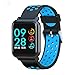 Price comparison product image CQ Smart Watch S9 2.5d Screen Glass Blood Oxygen Blood Pressure Ip68 Waterproof Activity Tracker Smart Watch 99532,blue