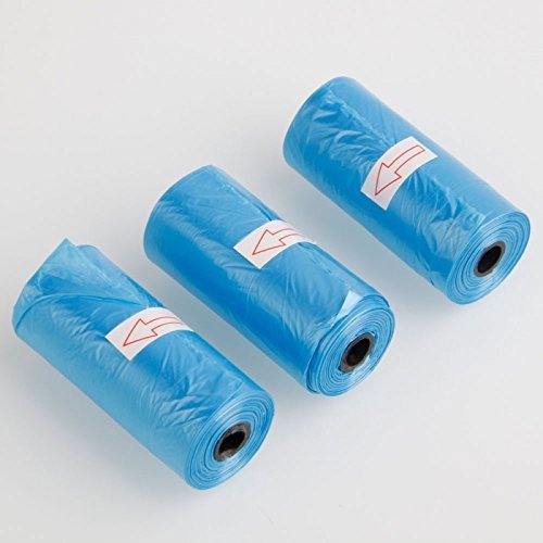 Bolsa caca perro Dog Pet Waste Poop Bags 15 por rollo Incluye (72 rollos de 15 bolsas) TOTAL 1080 BOLSITAS