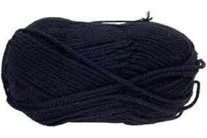 TOMASELLI MERCERIA Lana Acrilica Morbida Perfetto Mez Cucirini Originals Gomitolo 50 Gr. - Nero