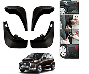 Auto Addict Car Mud Flaps Splash Guards (O.E Type Custom,4 pcs) for Datsun Redi Go
