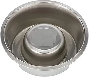 Pets Empire Pets Slow Feed Stainless Steel Bowl Stops Dog Food Gulping, Bloat and Rapid Eating 920 ml