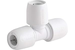 10 x Wavin Hep2O 15mm equal tees. Pushfit