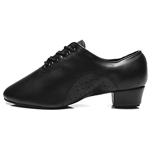 SWDZM Chaussures de danse pour hommes Chaussures de danse latines standard Chaussure en cuir modèle 704