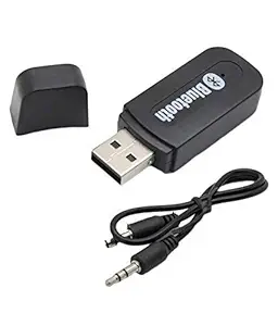 KMJSA B023 Bluetooth Audio Receiver for car, Wireless Bluetooth car Bluetooth Device for Music System/Bluetooth Connector for car Music System/Bluetooth Connector for Home Theatre