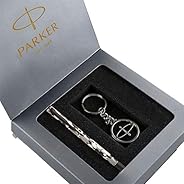 Parker Vector Camouflage Gift Set - Roller Ball Pen & Parker Keychain (Black Body, Blue 