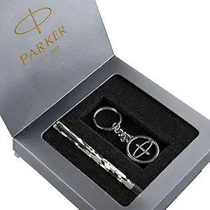 Parker Vector Camouflage Gift Set - Roller Ball Pen & Parker Keychain (Black Body, Blue Ink), 2 Piece Set