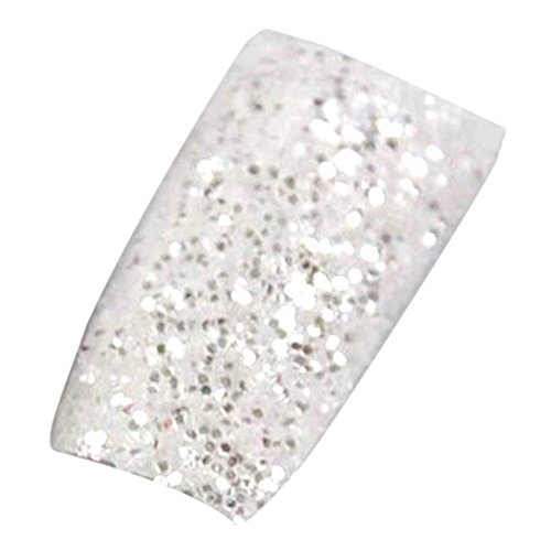 Well-Goal Fashion Stunning Glitter Super White False French Acrylic Nail Art Tips (About 100pcs)