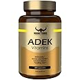 VIKING FORCE ADEK Vitamins - 60 Capsules | Complete Vitamin A, D, E, K Supplement | Supports Vision, Bone Health, Immunity & Skin
