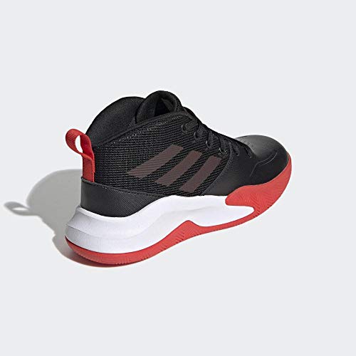 Shoes adidas - Ownthegame K Wide EF0309 Cblack/Actred/Ftwwht - Laced shoes  - Low shoes - Boy - Kids' shoes | efootwear.eu