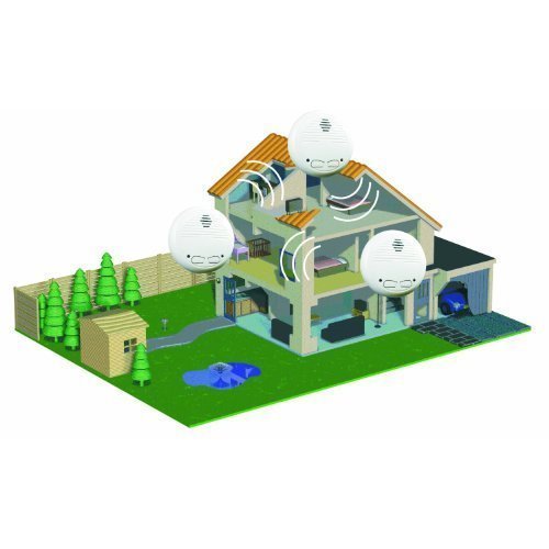 Preisvergleich Produktbild 6 Stück Rauchmelder, vernetzbare Funk-Rauchmelder EN 14604 FA20RF