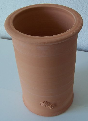 Töpferei Annett Fischer WKÜ1 Weinkühler terracotta Weinkühler Keramik handgetöpfert Höhe 21 cm Durchmesser 13 cm Volumen 1,4 l - 2