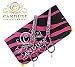 CANDURE® - Pink Zebra 5.5" Gift set Hairdressing & Hair Thinning Scissors Barber Salon Shears + Scissors Pouch (SAL-106)