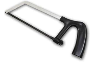 SARIMON Multi Purpose DIY Universal Magic Saw with Blades Handsaw Mini Hacksaw Coping Saw, Bow Saw, Tile, Wood, Steel Saw for Cutting Wood, Plastic and Metal Hobby Tool (Mini Black Saw)