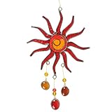 HAB & GUT (HA002) Windspiel ROT UND GELB, Sonne, 30 cm x 14...