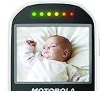 Motorola MBP26 Digitales Babyphone mit 2,4“ (6,1 cm) LC-Farbdisplay am Empfänger und Kamera in der Sendeeinheit - 6