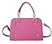 Fashion Ladies Chain Handbag Square Candy Color Vintage Leather Totes Pink