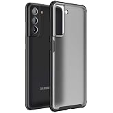 Spia Samsung Galaxy S21 FE ile uyumlu Kılıf Siyah Vulga Sert Kapak Orijinal Esnek İnce Geliştirilmiş Dayanıklı Darbe Karşıtı 