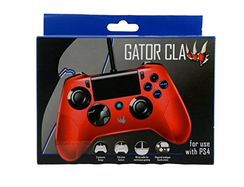 Import CEE - Mando Gator Claw, Color Rojo (PS4)