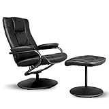 📺【Vielseitge Anwendung】Dieser Chefsessel eignet sich sowohl für das Schlafzimmer als auch für das Wohnzimmer, kann zum Sitzen und Zeitung Lesen oder zum Schlafen und fernsehen verwendet werden.