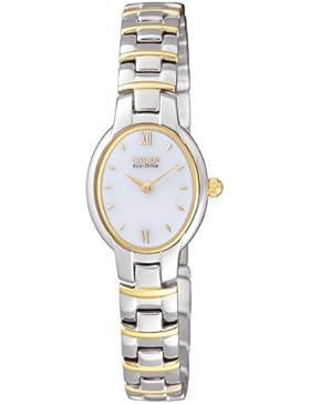 Citizen Damen-Armbanduhr Analog Quarz Edelstahl EW9554-56A