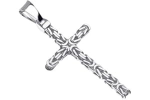 Silberketten Store Anhänger Kreuz Königskette 5mm Kettenanhänger - 925 Silber